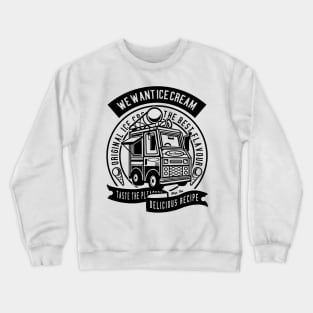 We All Scream for Ice Cream Crewneck Sweatshirt